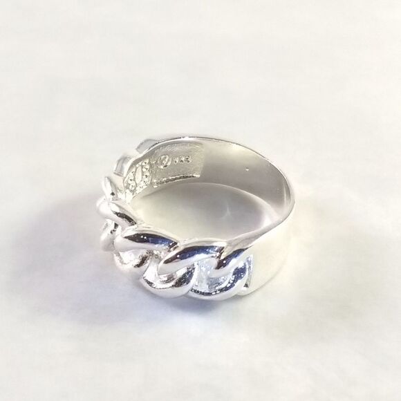 Sterling Silver Band Ring Size 6.75 - Picture 3 of 4